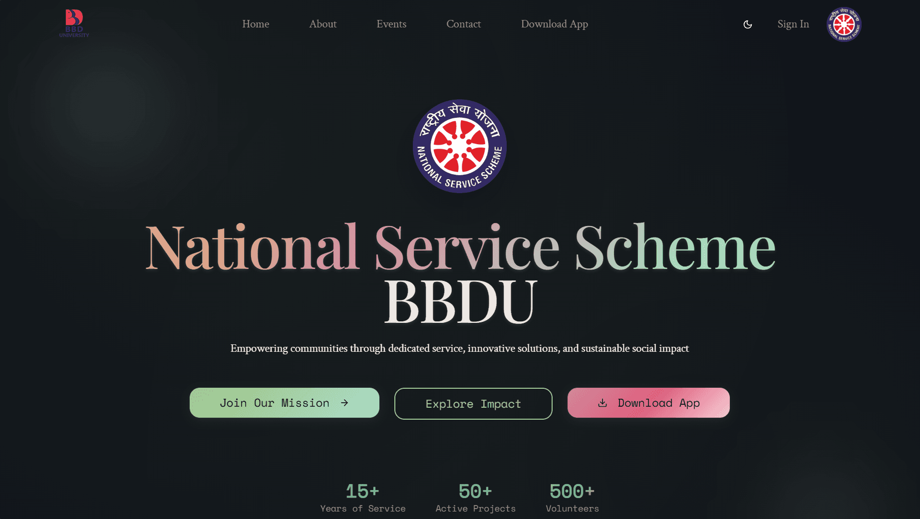 NSS BBDU